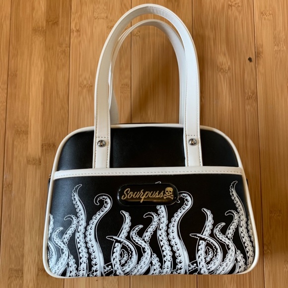 Sourpuss Handbags - Sourpuss Tentacles Bowler Purse